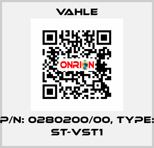 P/n: 0280200/00, Type: ST-VST1 Vahle