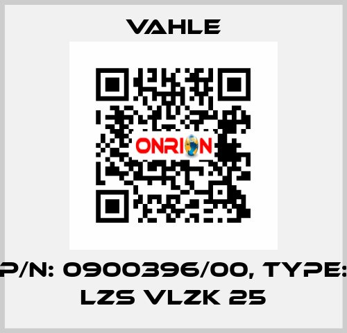 P/n: 0900396/00, Type: LZS VLZK 25 Vahle