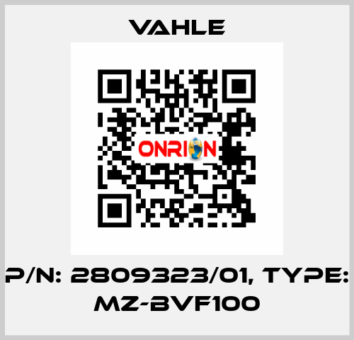 P/n: 2809323/01, Type: MZ-BVF100 Vahle