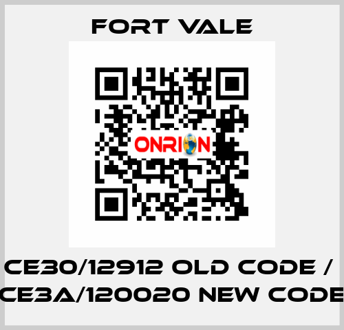 CE30/12912 old code /  CE3A/120020 new code Fort Vale