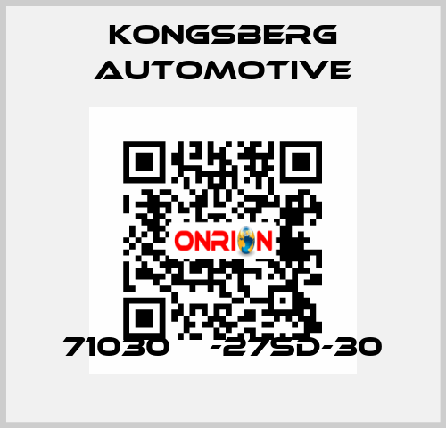 71030КО-27SD-30 Kongsberg Automotive