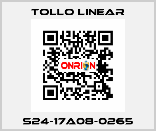 S24-17A08-0265 Tollo Linear