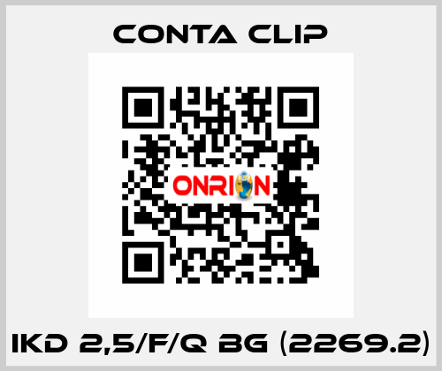 IKD 2,5/F/Q BG (2269.2) Conta Clip