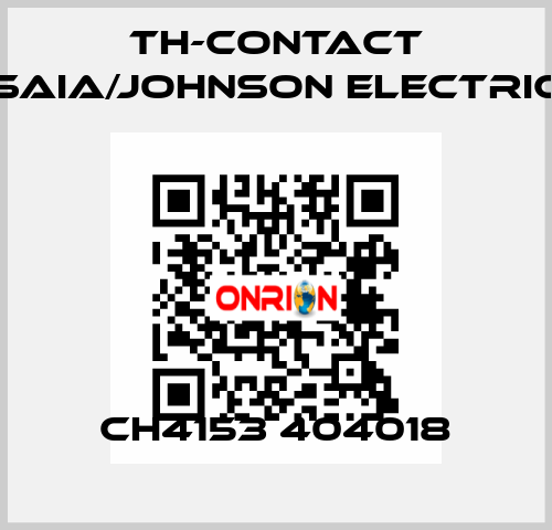 CH4153 404018 TH-Contact (Saia/Johnson Electric)