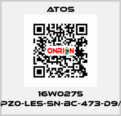 16W0275 DPZ0-LES-SN-BC-473-D9/E Atos