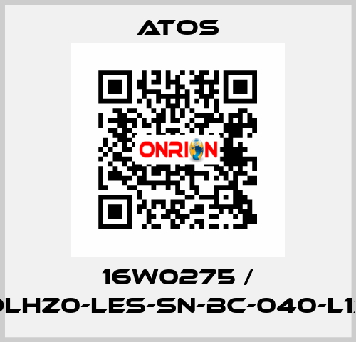 16W0275 / DLHZ0-LES-SN-BC-040-L13 Atos