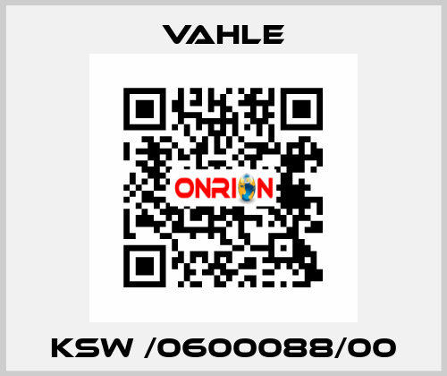 KSW /0600088/00 Vahle