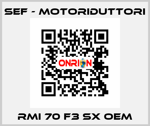 RMI 70 F3 SX OEM SEF - MOTORIDUTTORI