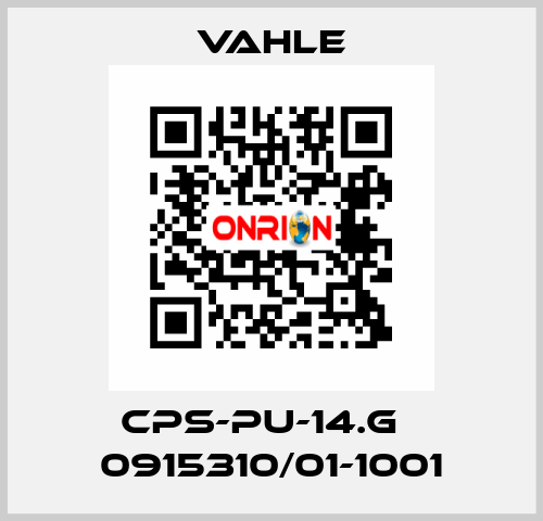 CPS-PU-14.G   0915310/01-1001 Vahle