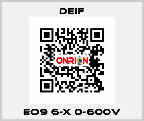 Eo9 6-x 0-600V Deif