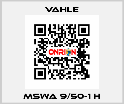 MSWA 9/50-1 H Vahle