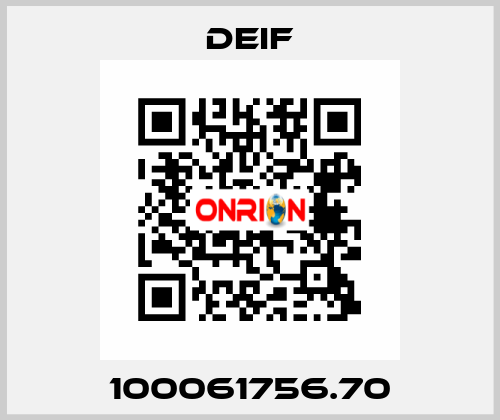 100061756.70 Deif