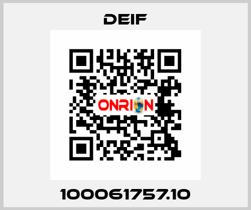 100061757.10 Deif