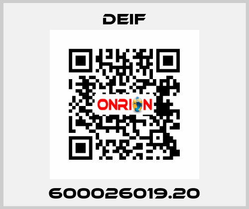 600026019.20 Deif