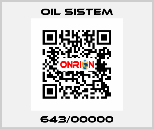 643/00000 Oil Sistem