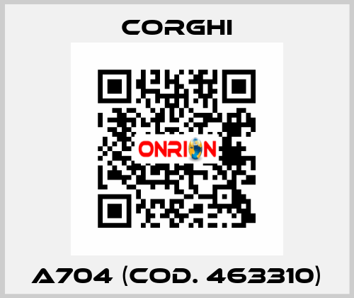 A704 (Cod. 463310) Corghi