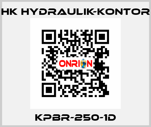 KPBR-250-1D HK HYDRAULIK-KONTOR