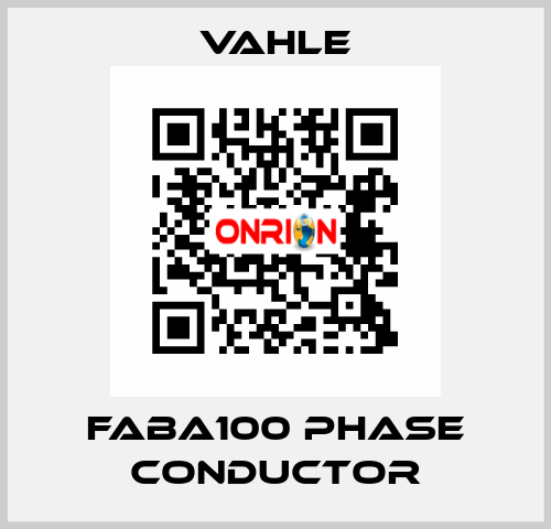 FABA100 PHASE CONDUCTOR Vahle