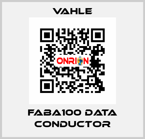 FABA100 DATA CONDUCTOR Vahle