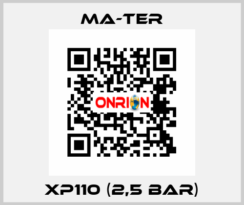 XP110 (2,5 bar) MA-TER