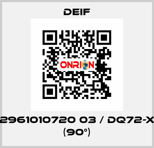 2961010720 03 / DQ72-x (90°) Deif