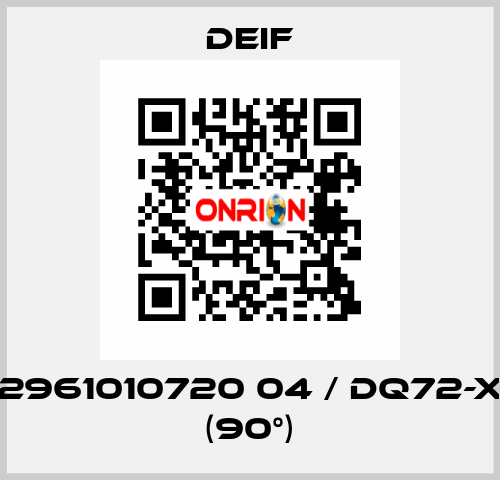 2961010720 04 / DQ72-x (90°) Deif