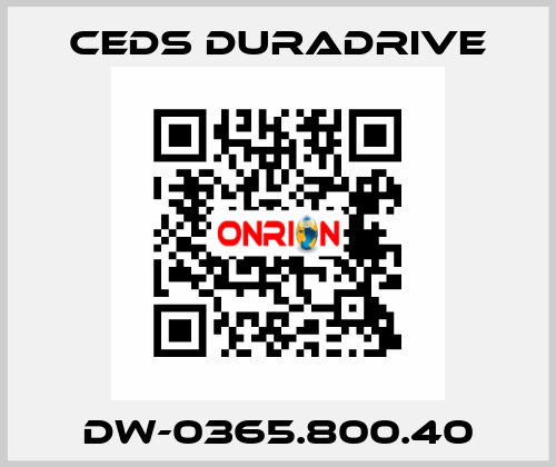 DW-0365.800.40 Ceds Duradrive