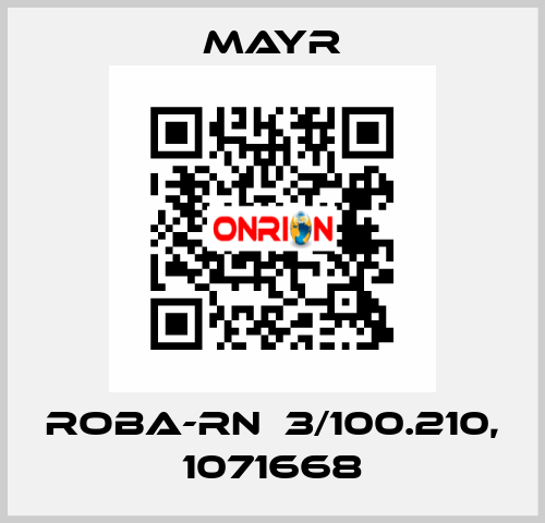 ROBA-RN  3/100.210, 1071668 Mayr