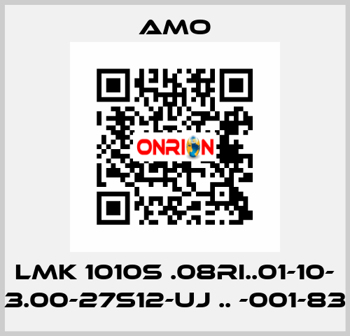 LMK 1010S .08RI..01-10- 3.00-27S12-UJ .. -001-83 Amo