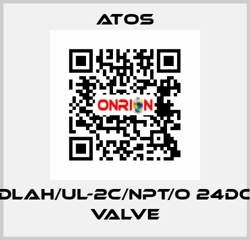 DLAH/UL-2C/NPT/O 24DC Valve Atos