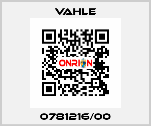 0781216/00 Vahle