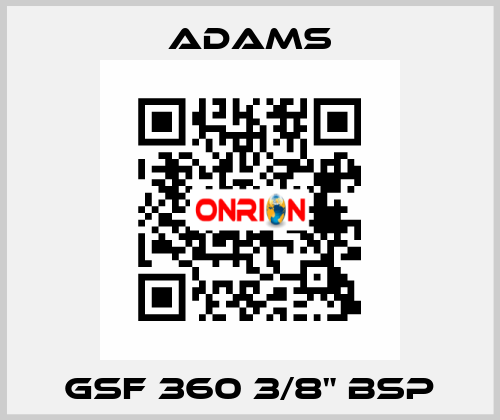 GSF 360 3/8" BSP ADAMS