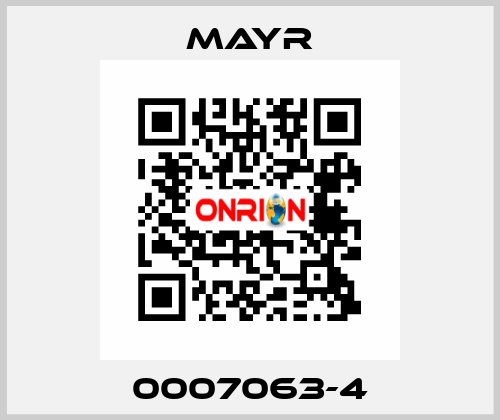 0007063-4 Mayr