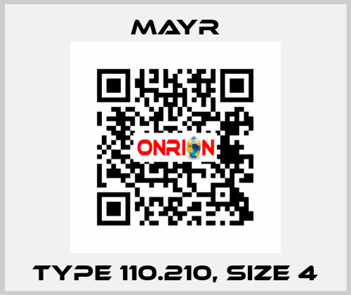 Type 110.210, Size 4 Mayr