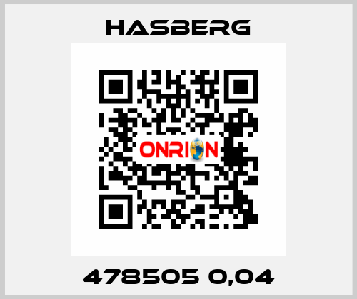 478505 0,04 Hasberg