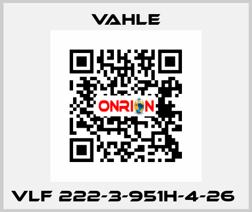 VLF 222-3-951H-4-26  Vahle