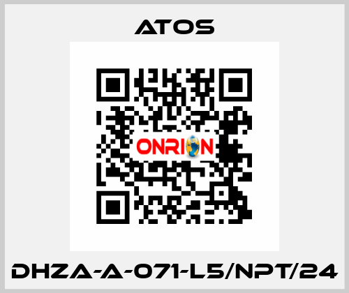 DHZA-A-071-L5/NPT/24 Atos