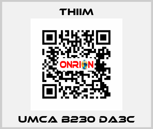 UMCA B230 DA3C Thiim