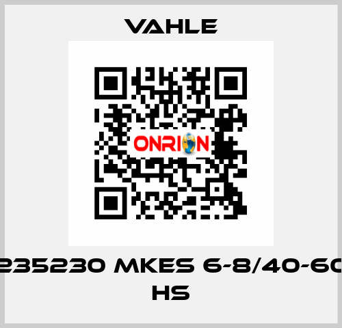 235230 MKES 6-8/40-60 HS Vahle