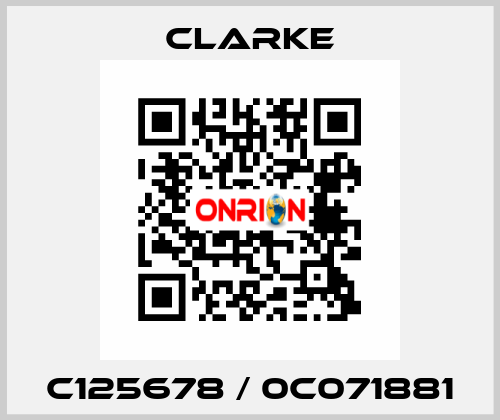 C125678 / 0C071881 Clarke