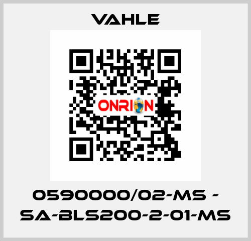 0590000/02-MS - SA-BLS200-2-01-MS Vahle