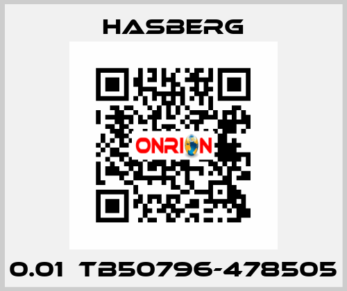 0.01	TB50796-478505 Hasberg