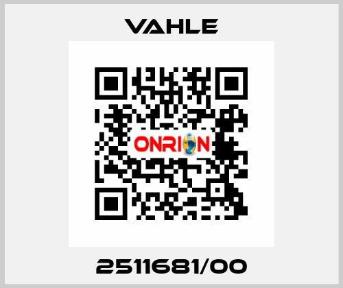 2511681/00 Vahle