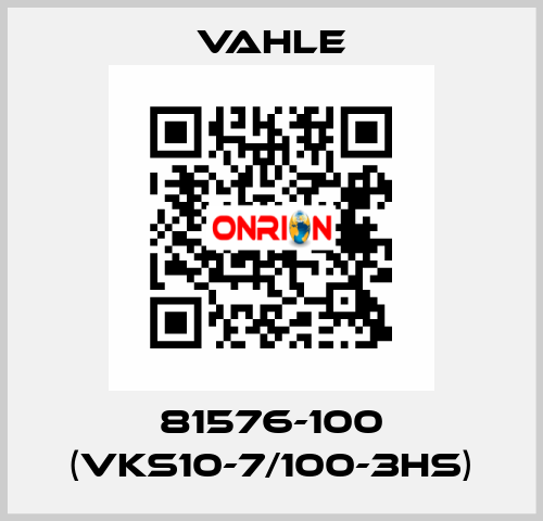 81576-100 (VKS10-7/100-3HS) Vahle