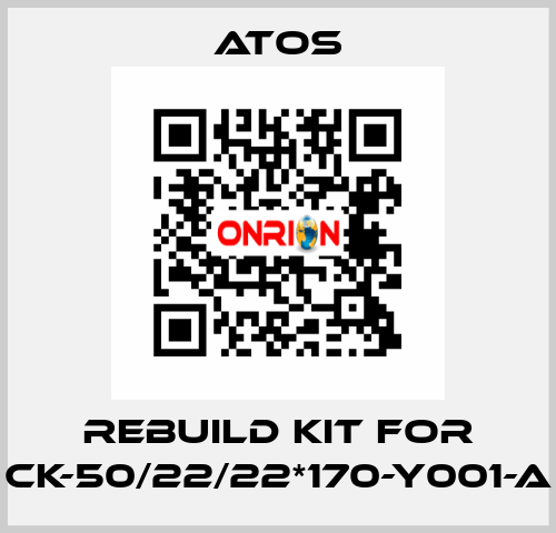 rebuild kit for CK-50/22/22*170-Y001-A Atos