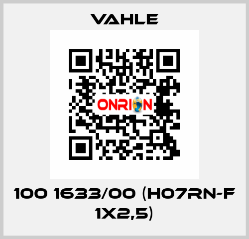 100 1633/00 (H07RN-F 1x2,5) Vahle