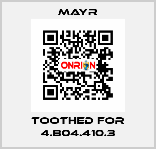 toothed for 4.804.410.3 Mayr