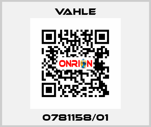 0781158/01 Vahle