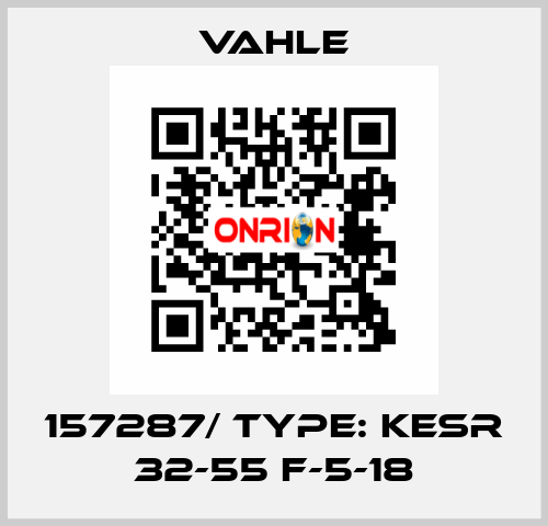 157287/ Type: KESR 32-55 F-5-18 Vahle