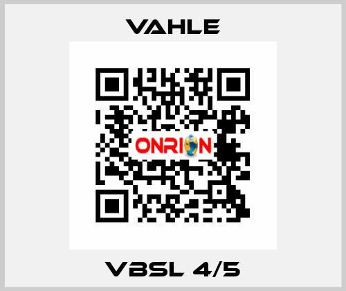 VBSL 4/5 Vahle